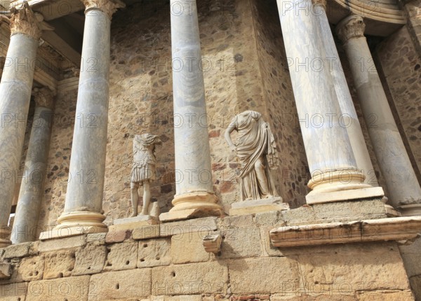 Teatro Romano, Roman Amphitheatre, Merida, Extremadura, Spain, Europe