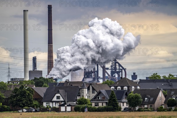 Hüttenwerke Krupp-Mannesmann, HKM in Duisburg-Hüttenheim, 2 blast furnaces, coking plant,