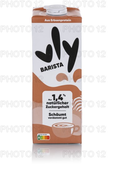 Vly Variety Barista vegan pea milk milk replacer cropped against a white background