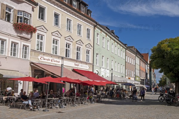 Hotel Vollmann, Marienplatz, Weilheim, Upper Bavaria, Bavaria, Germany, Europe