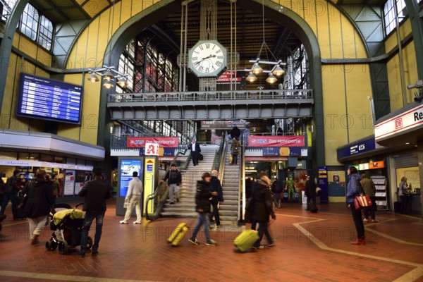 Europe, Germany, Hamburg, City, Central Station, Wandelhalle, Hamburg, Hamburg, Federal Republic of