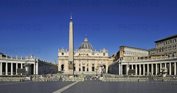 St Peter's Cathedral, St Peter's Basilica, obelisk, Vatican palaces, St Peter's Square, Vatican,