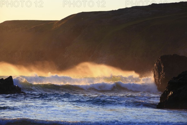 Surf, Sango Bay, Durness, Scotland, United Kingdom, Europe