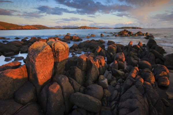 Rocky Coast, Sutherland, Scotland, Great Britain