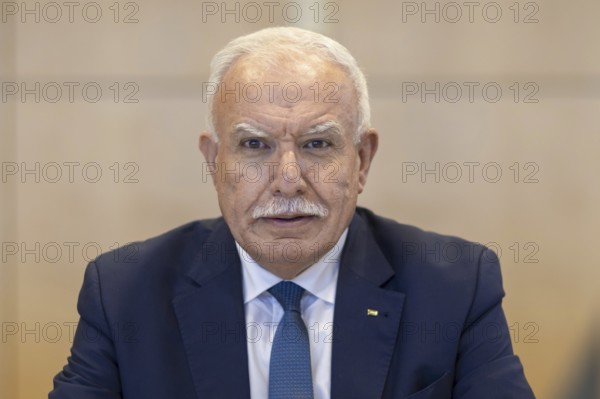 Riad Malki, Foreign Minister of the Palestinian Authority. Berlin, 12.02.2024. Photographed on