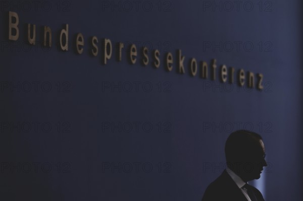 Friedrich Merz, CDU party chairman, at the Federal Press Conference on the consequences of Solingen