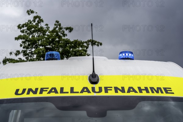 Accident recording vehicle, for specialised accident teams, traffic accident teams, of the Cologne
