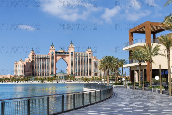 Dubai Atlantis Hotel on The Palm Jumeirah artificial island in Dubai, United Arab Emirates, Asia