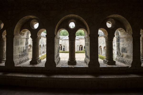 Romanesque Cistercian monastery, Abbaye du Thoronet, Département Var, Provence-Alpes-Côte d'Azur,