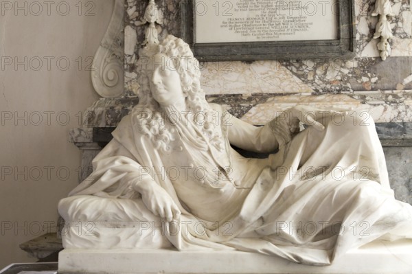 Village parish church of All Saints, Maiden Bradley, Somerset, England, UK, Edward Seymour memorial
