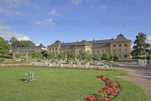 Baroque Orangery, Castle Park, English Garden, Baroque Garden, Gotha, Thuringia, Germany, Europe