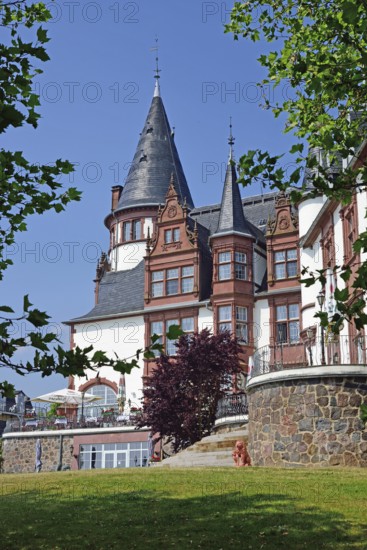 Europe, Germany, Mecklenburg-Western Pomerania, Klink Castle on the Müritz near Waren, castle