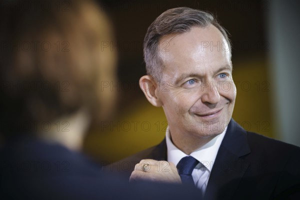 Volker Wissing (FDP), Federal Minister of Transport and Digital Affairs, pictured at the start of a