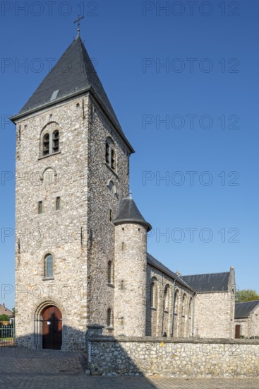 11th century Roman Sint-Pietersbandenkerk, St. Peter in Chains Church in the village Wintershoven