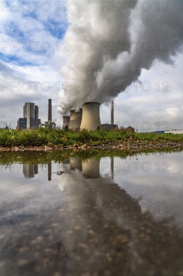 RWE Power AG's Weisweiler lignite-fired power plant in Eschweiler-Weisweiler, base load power