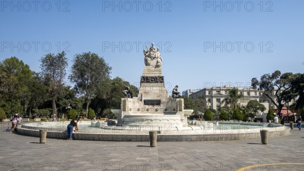 Pool of the Centennial of Independence, Park of the Exposition, Lima, Peru, South America