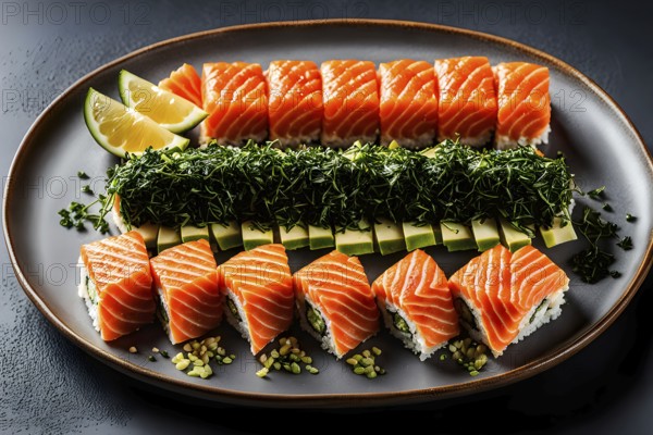 Lively and healthy mood food, AI generated, AI generated