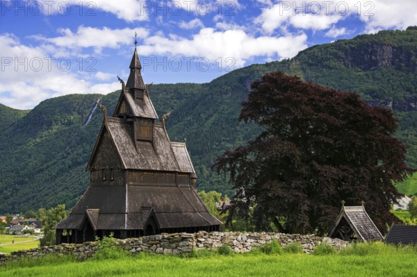 Hopperstad Stave Church, Sogn og Fjordane, Norway, Norway, Europe