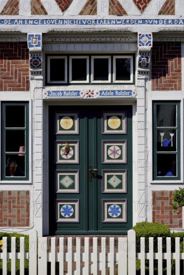 Deutschland, Niedersachsen, Steinkirchen, Bauernhaus mit Holzfachwerk