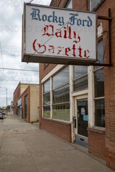 Rocky Ford, Colorado, The office of the Rocky Ford Daily Gazette, a small-town newspaper in