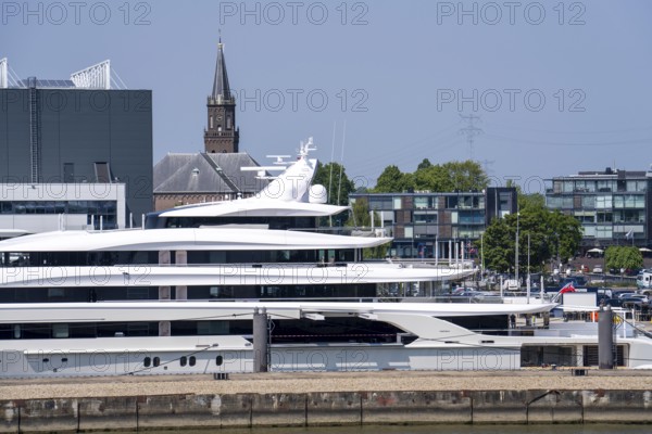 Oceanco shipyard in Alblasserdam, specialising in the construction of mega yachts, luxury yachts,