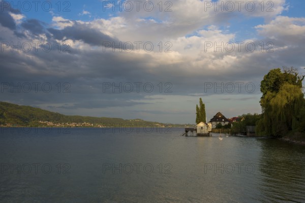 Bathhouse, Bodman, Lake Constance, Constance district, Baden-Württemberg, Germany, Europe