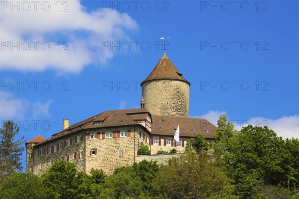 Reichenberg Castle, Staufer castle complex, hilltop castle, historical building, built between 1230