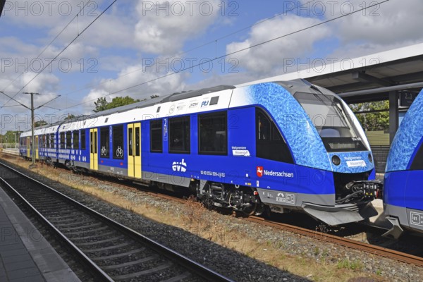Europe, Germany, Lower Saxony, hydrogen train RB33 Cuxhaven, Bremerhaven, Bremervörde, Buxtehude,