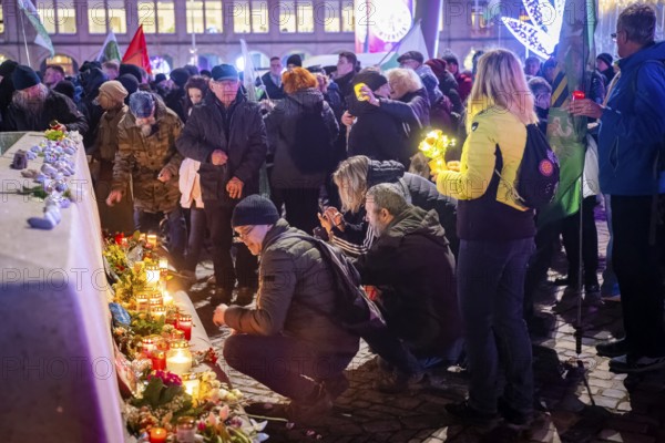 To mark 13 February and the destruction of Dresden in the Second World War, the small right-wing