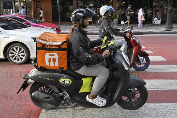 Scooter rider woman