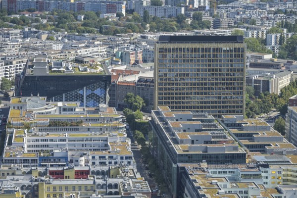 City panorama, Zimmerstraße, Kochstraße, Axel-Springer-Verlag, Mitte, Berlin, Germany, Europe