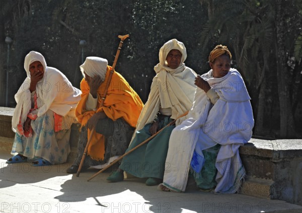 Europia district, pilgrims in Debre Lebanon, Ethiopia, Africa