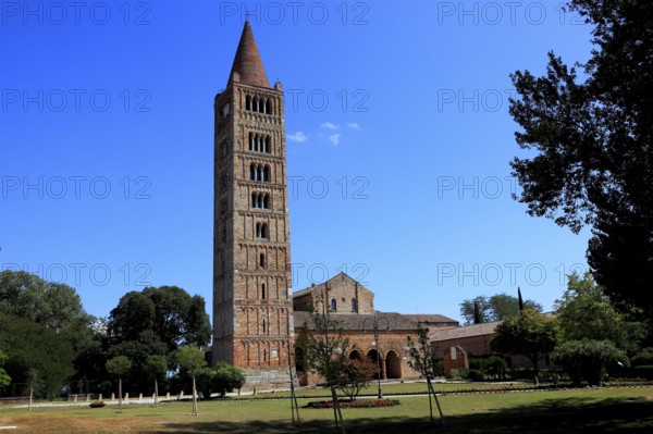Pomposa, Abbatia Sanctae Mariae Pomposae, former abbey of the Benedictine order at the mouth of the