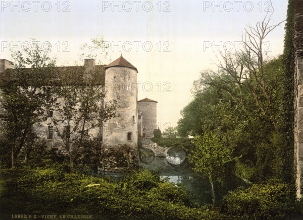 Le Chaussin, Vichy, Auvergne-Rhône-Alpes, France, ca 1890, Historic, digitally restored
