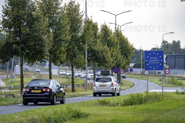 The so-called Green Border, at the former border crossing Schwanenhaus, between Germany and the