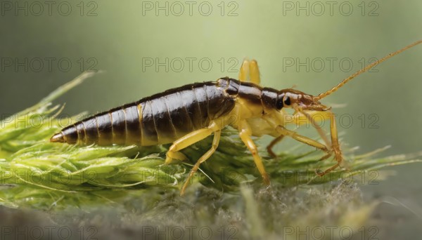 Animal, insect, close-up of a Forficula auricularia, AI generated, AI generated