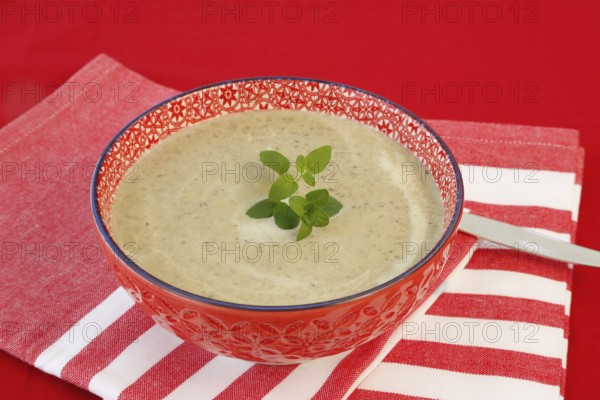 Swabian cuisine, Alblinsen chestnut soup, healthy, vegetarian, regional, soup served in a bowl with