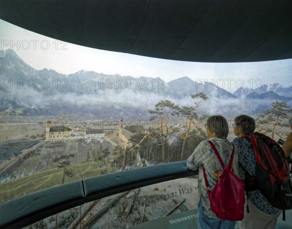 Tyrol Panorama, 1000 square metre painting on the Tyroleans' fight for freedom at Bergisel,