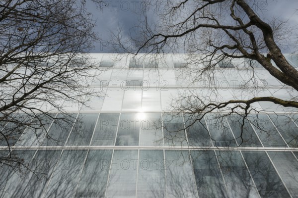 Modern architecture, office building, architects Sejima & Nishizawa (SANAA), Novartis Campus,