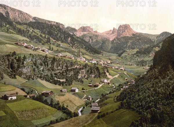 St. Christina in Gröden, Val Gardena, Grödental formerly Tyrol, Austria-Hungary, today South Tyrol,