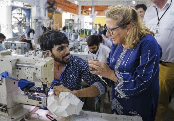 Svenja Schulze (SPD), Federal Minister for Economic Cooperation and Development, visiting Anwar