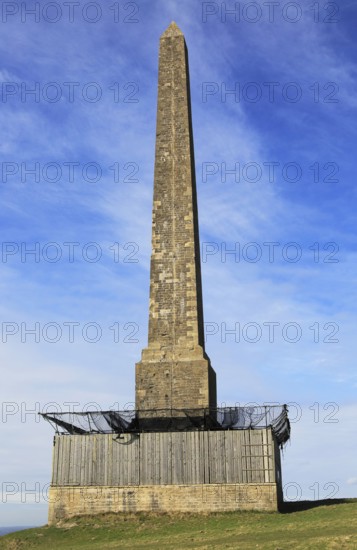 Historic Lansdowne monument, Cherhill, Wiltshire, England, UK