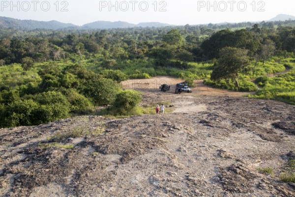 Landscape overview Hurulu Eco Park biosphere reserve, Habarana, Anuradhapura District, Sri Lanka,