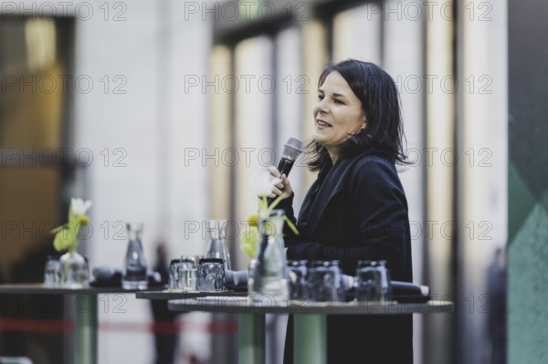 Annalena Bärbock (Alliance 90/The Greens), Federal Foreign Minister, photographed at the kick-off