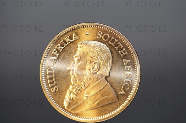 Close-up of a Krugerrand