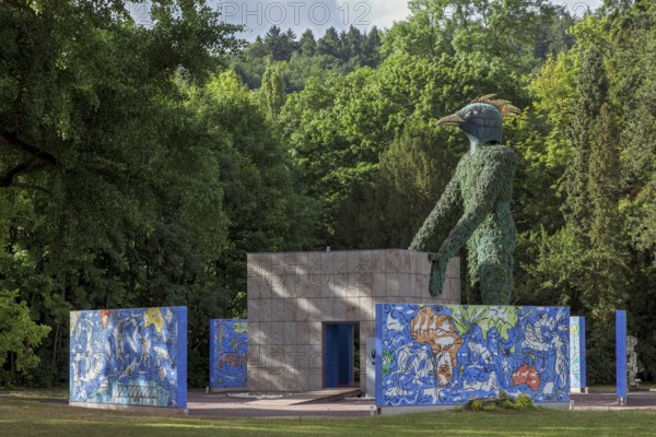 Living Planat Square in Mettlach Park Germany