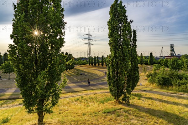 The Krupp Park in Essen-Altendorf, part of the Krupp Belt, an urban development project to rebuild