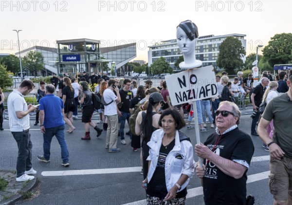 Demo against the AFD party conference in the Grugahalle in Essen, over 5000 participants came to