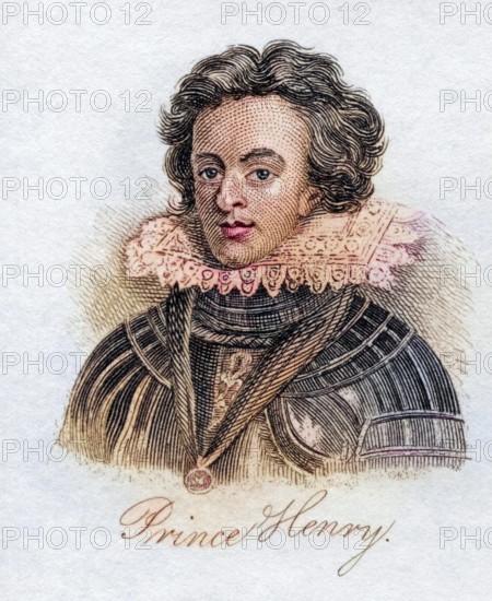 Henry Frederick Stuart Prince of Wales 1594-1612 from the book Crabbs Historical Dictionary from