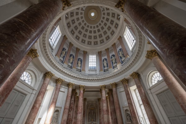 Dome of St Elisabeth's Church, construction started in 1785, completed in 1903, Nuremberg, Middle